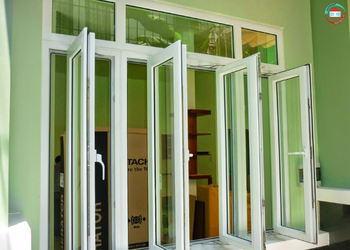 Ứng dụng phổ biến của cửa nhựa lõi thép 4 cánh