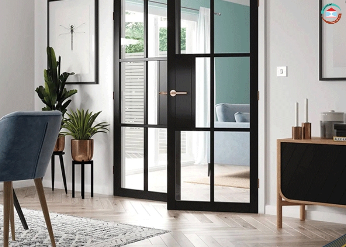 Giá cửa nhựa lõi thép cách âm