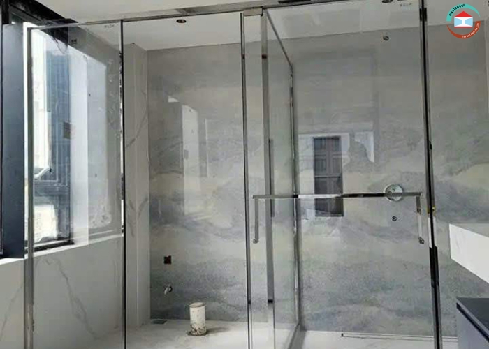 Quy trình thi công vách kính phòng tắm nhỏ Đà Nẵng