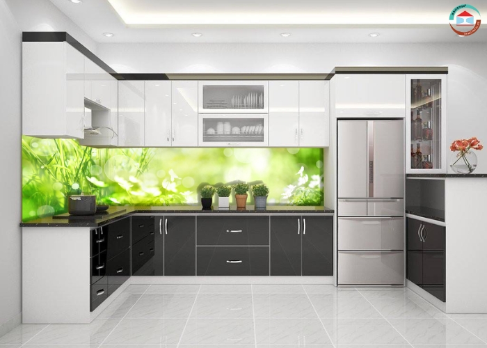 Các loại kính ốp bếp Đà Nẵng phổ biến hiện nay