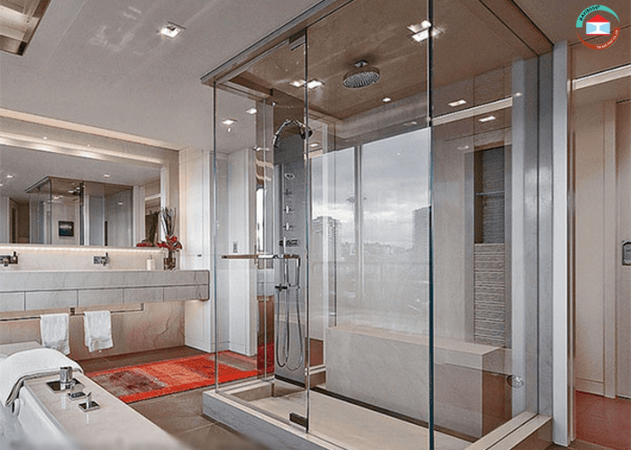 Ưu điểm và nhược điểm của phòng tắm kính trong phòng ngủ Đà Nẵng