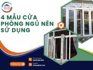 4 mẫu cửa phòng ngủ nên sử dụng