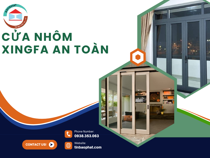 Cửa nhôm Xingfa an toàn