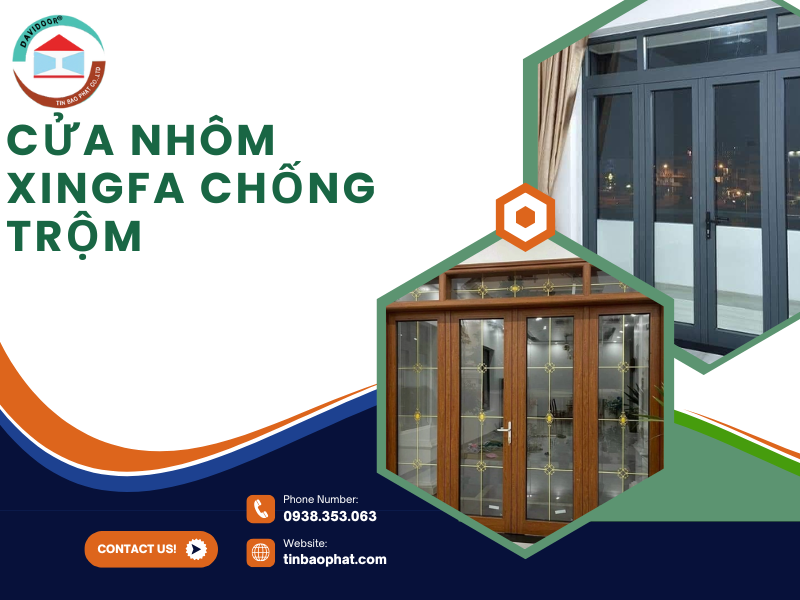 Cửa nhôm Xingfa chống trộm