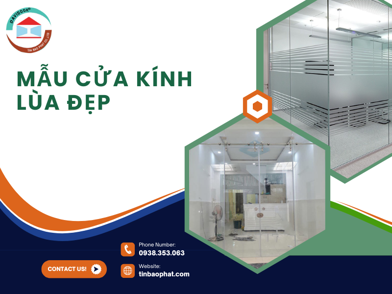 Mẫu cửa kính lùa đẹp