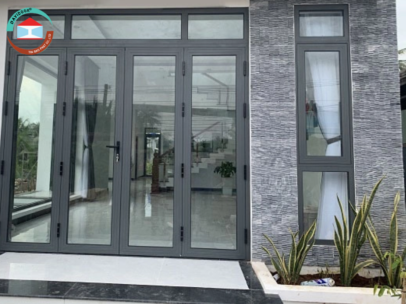 Mẫu cửa nhôm kính đẹp