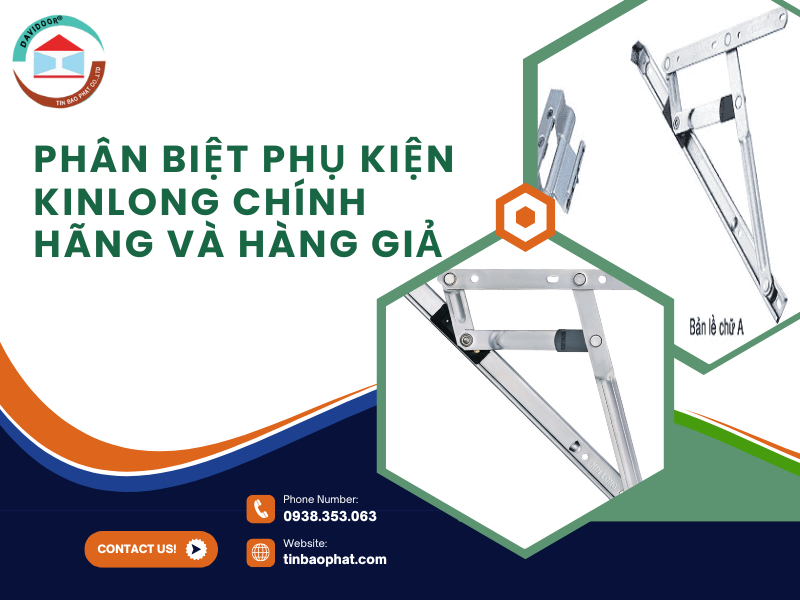 Phân biệt phụ kiện Kinlong chính hãng và hàng giả