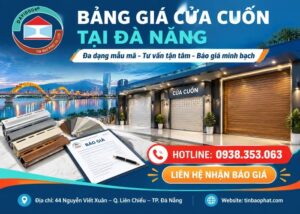 bảng giá cửa cuốn tại đà nẵng