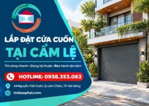 lắp đặt cửa cuốn tại cẩm lệ