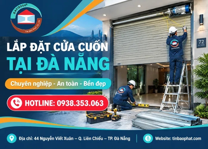 lắp đặt cửa cuốn tại đà nẵng