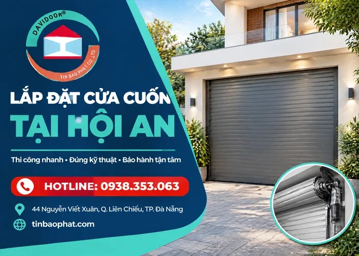 lắp đặt cửa cuốn tại hội an
