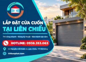 lắp đặt cửa cuốn tại liên chiểu