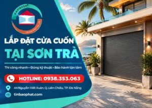 lắp đặt cửa cuốn tại sơn trà