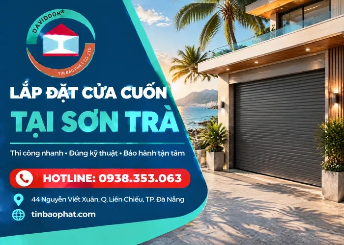 lắp đặt cửa cuốn tại sơn trà